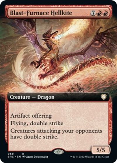 Blast-Furnace Hellkite (Extended Art) card art