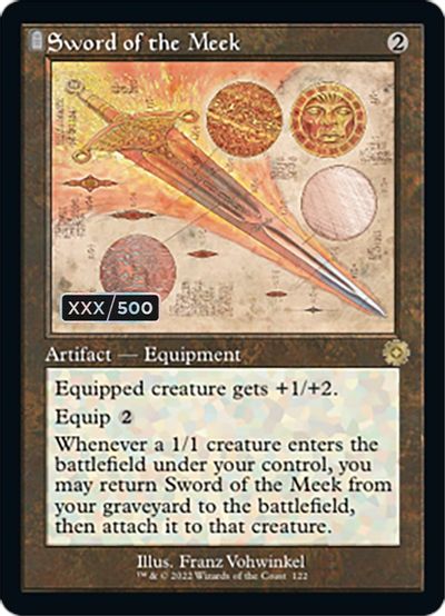 Sword of the Meek (Schematic) (Serial Numbered) card art