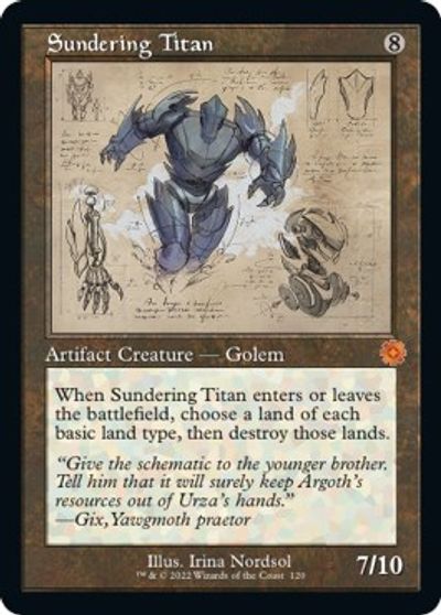 Sundering Titan (Schematic) card art
