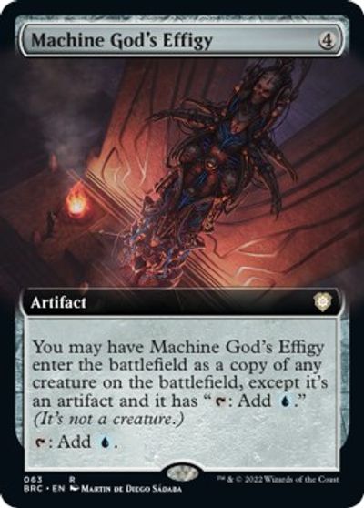 Machine God's Effigy (Extended Art) card art