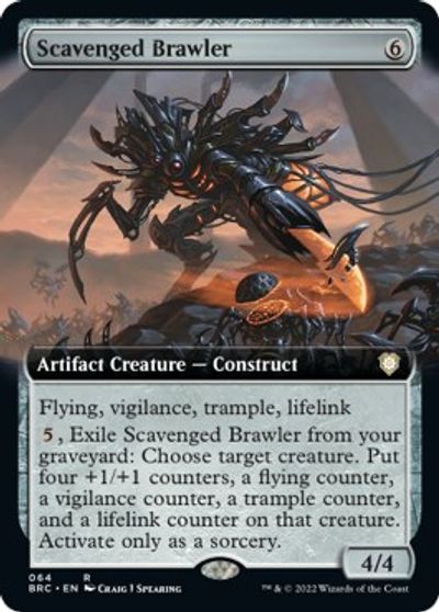 Scavenged Brawler (Extended Art) card art