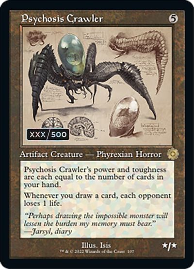 Psychosis Crawler (Schematic) (Serial Numbered) card art