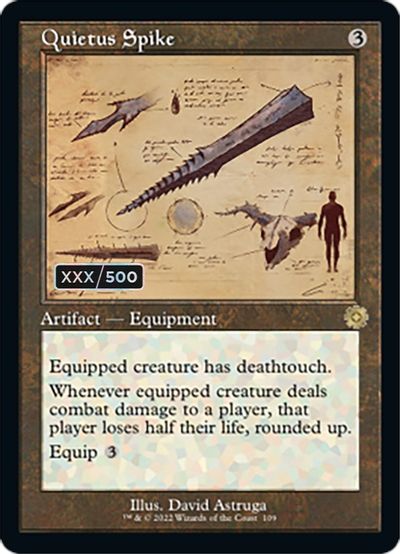 Quietus Spike (Schematic) (Serial Numbered) card art