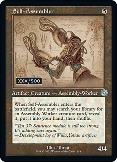 Self-Assembler (Schematic) (Serial Numbered) card art