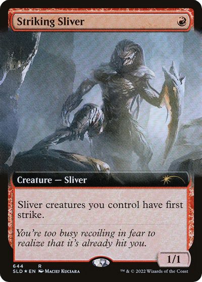 Striking Sliver (Extended Art) card art