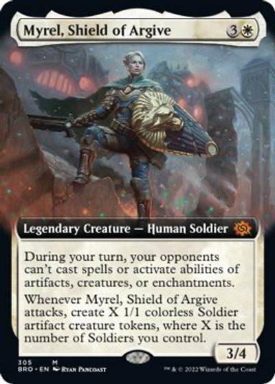 Myrel, Shield of Argive (Extended Art) card art