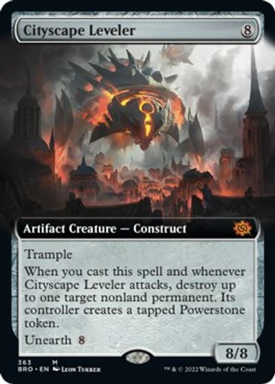 Cityscape Leveler (Extended Art) card art
