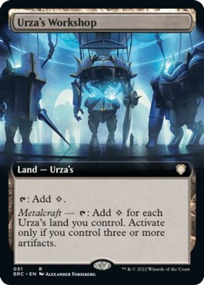 Urza's Workshop (Extended Art) card art