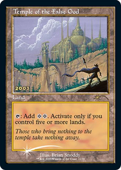 Temple of the False God card art