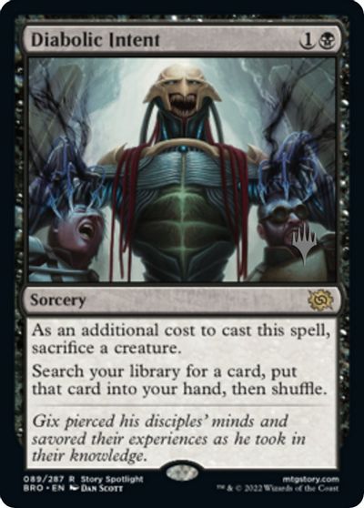 Diabolic Intent card art