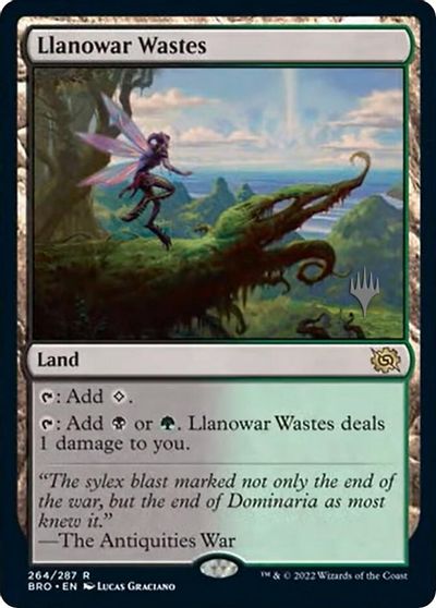 Llanowar Wastes card art