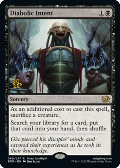 Diabolic Intent card art