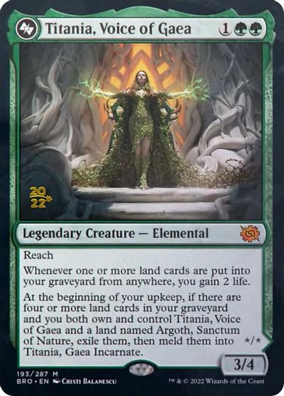 Titania, Voice of Gaea card art