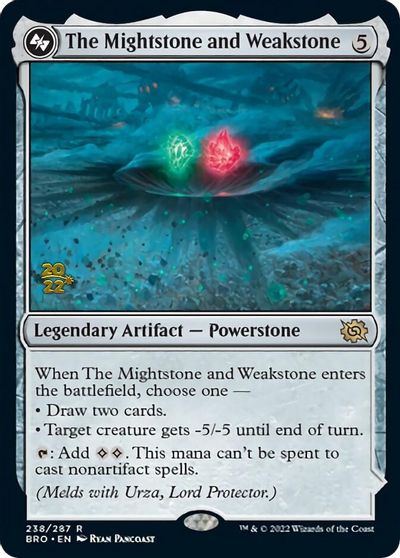 The Mightstone and Weakstone card art