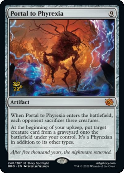 Portal to Phyrexia card art