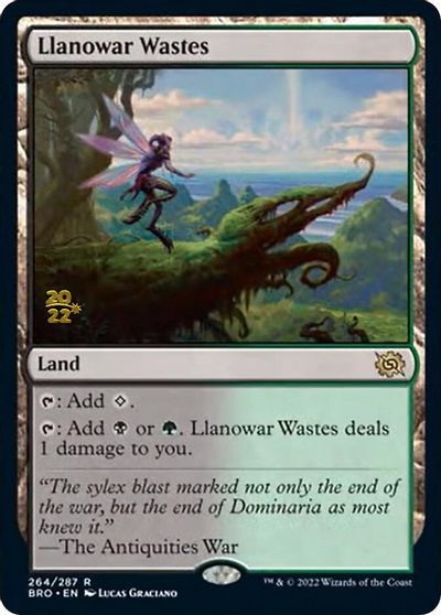Llanowar Wastes card art