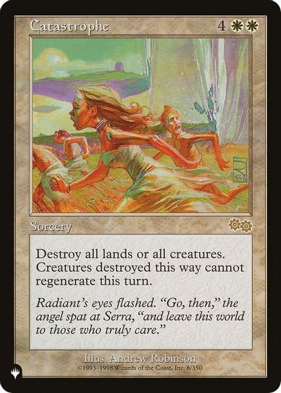 Catastrophe card art