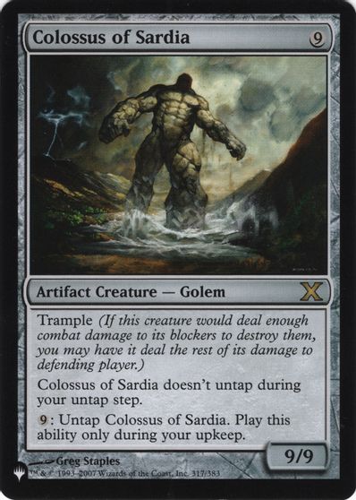 Colossus of Sardia card art