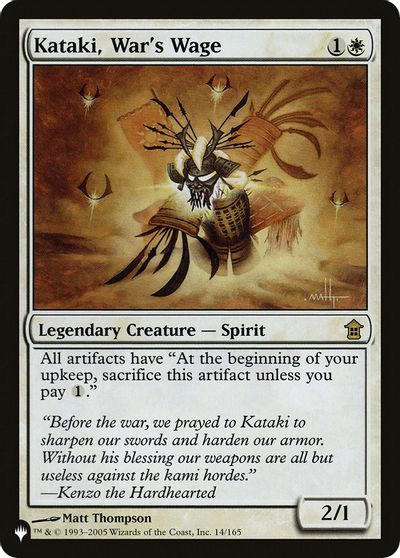 Kataki, War's Wage card art
