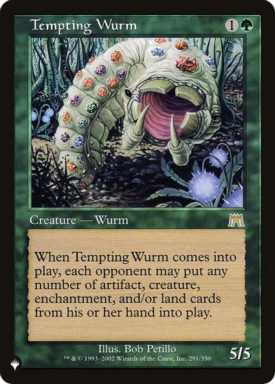 Tempting Wurm card art