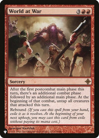 World at War card art