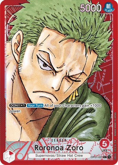 Roronoa Zoro (001) (Parallel) card art