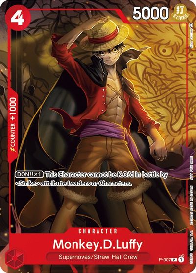 Monkey.D.Luffy - P-007 (Tournament Pack Vol. 1) card art