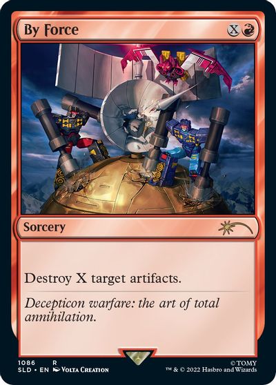 By Force card art