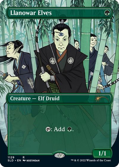 Llanowar Elves (1129) card art