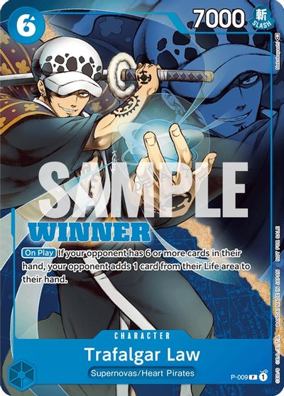 Trafalgar Law - P-009 (Winner Pack Vol. 1) card art