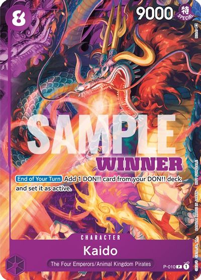 Kaido - P-010 (Winner Pack Vol. 1) card art