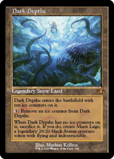Dark Depths (Retro Frame) card art