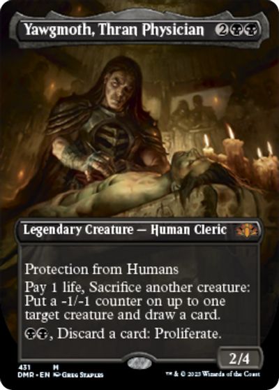 Yawgmoth, Thran Physician (Borderless) card art