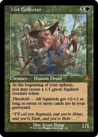 Nut Collector (Retro Frame) card art