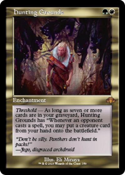 Hunting Grounds (Retro Frame) card art