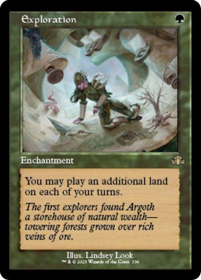 Exploration (Retro Frame) card art
