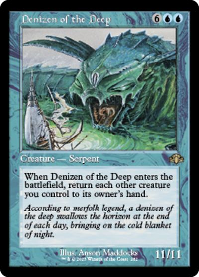 Denizen of the Deep (Retro Frame) card art