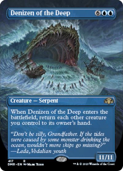 Denizen of the Deep (Borderless) card art