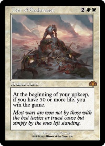 Test of Endurance (Retro Frame) card art