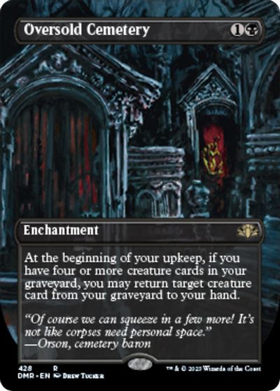 Oversold Cemetery (Borderless) card art