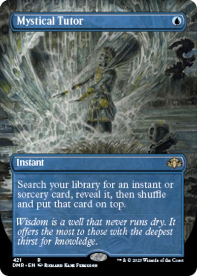 Mystical Tutor (Borderless) card art