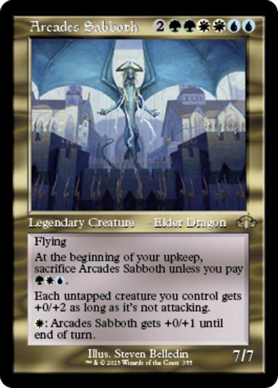 Arcades Sabboth (Retro Frame) card art