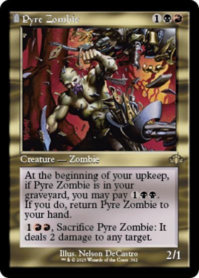 Pyre Zombie (Retro Frame) card art