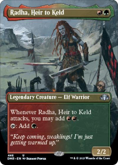 Radha, Heir to Keld (Borderless) card art