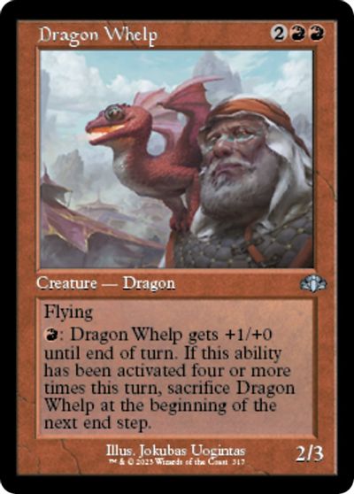 Dragon Whelp (Retro Frame) card art