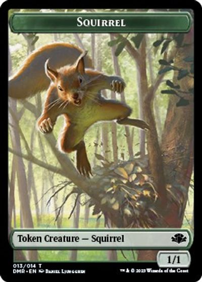 Squirrel Token card art
