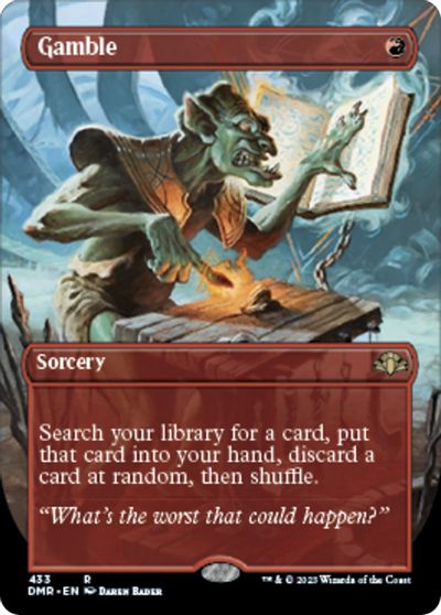 Gamble (Borderless) card art