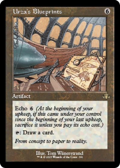 Urza's Blueprints (Retro Frame) card art