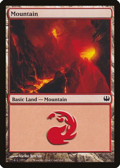 Mountain (78) card art