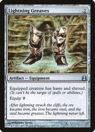 Lightning Greaves card art